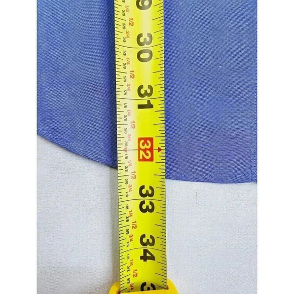 Brooks Brothers Size 16-35 Men's Blue Non Iron Button Down Long Sleeve Shirt NWT - Picture 8 of 10